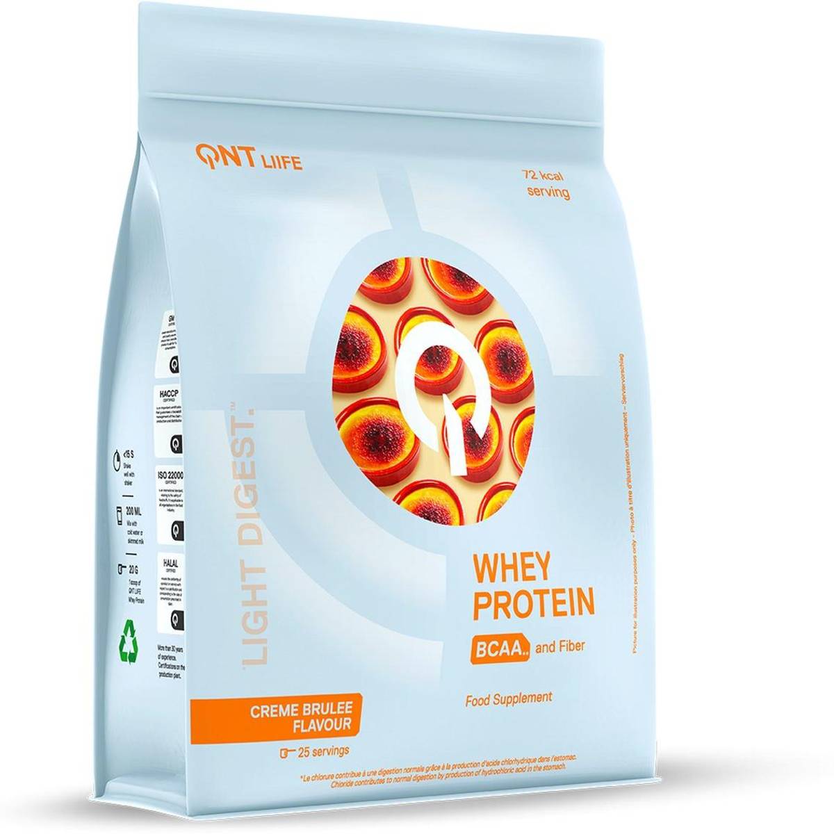 QNT Whey Protein Light Digest, 500g - Fitnessgrossisten